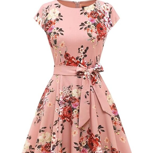 NWOT Vintage Style A-Line Dress - Picture 2 of 10